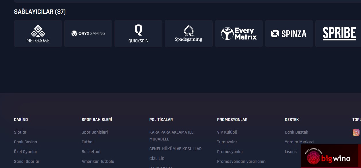 Bigwino Yeni Giriş